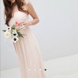 TFNC Bandeau Maxi Bridesmaid Dress